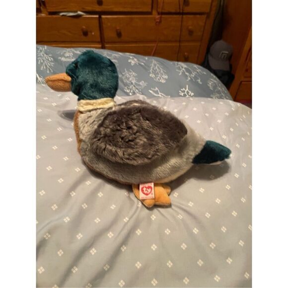 Ty Jake The Mallard Duck Beanie Baby Babies Plush Stuffed Animal Toy - Picture 8 of 12